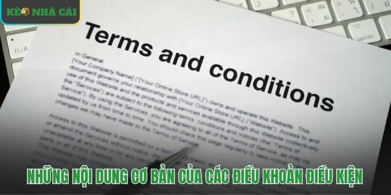 Nền tảng của một bộ điều khoản điều kiện hoàn chỉnh