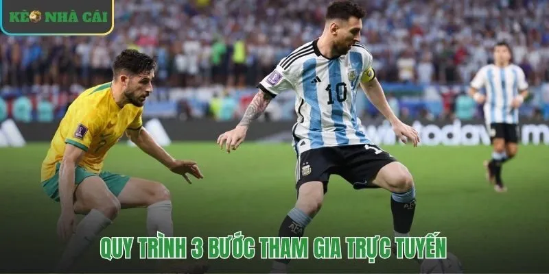 Ba bước đơn giản để tham gia cá cược bóng đá online